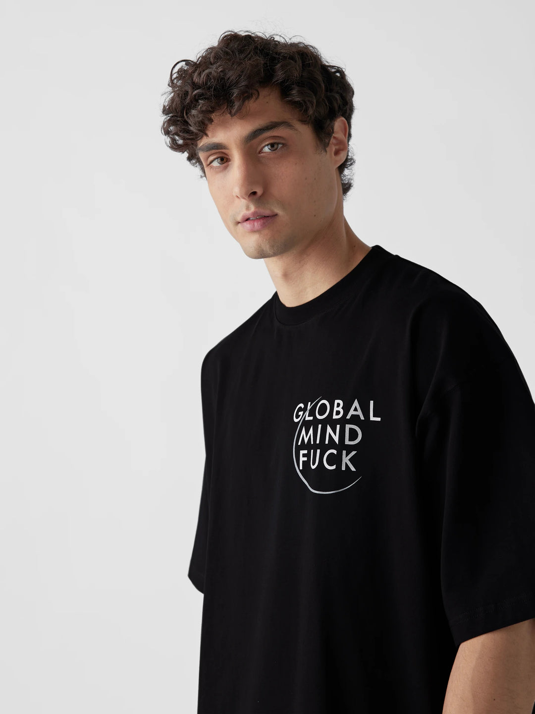 Vetements Global Mindfuck T-Shirt Black