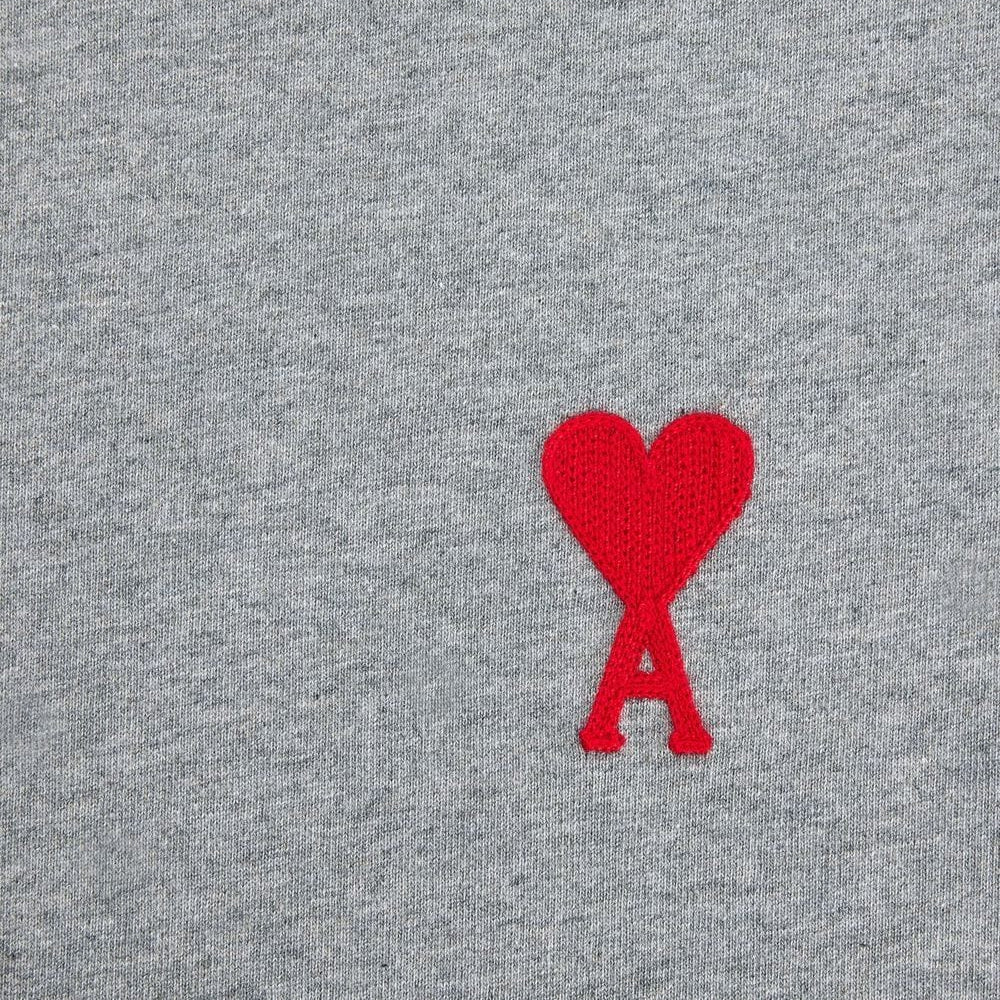 Ami De Coeur Embroidered Heavy Organic Cotton T-Shirt ‘Grey’ | Hype Vault