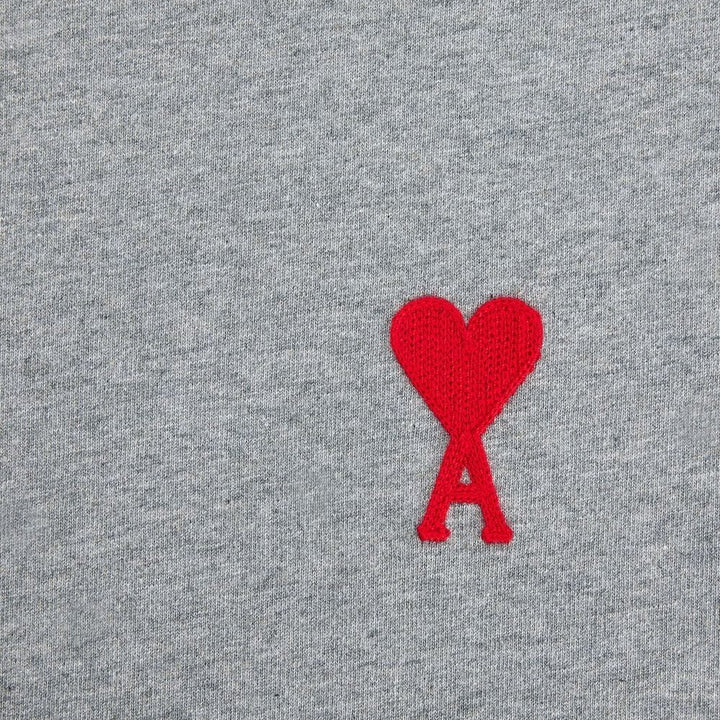 Ami De Coeur Embroidered Heavy Organic Cotton T-Shirt ‘Grey’ | Hype Vault