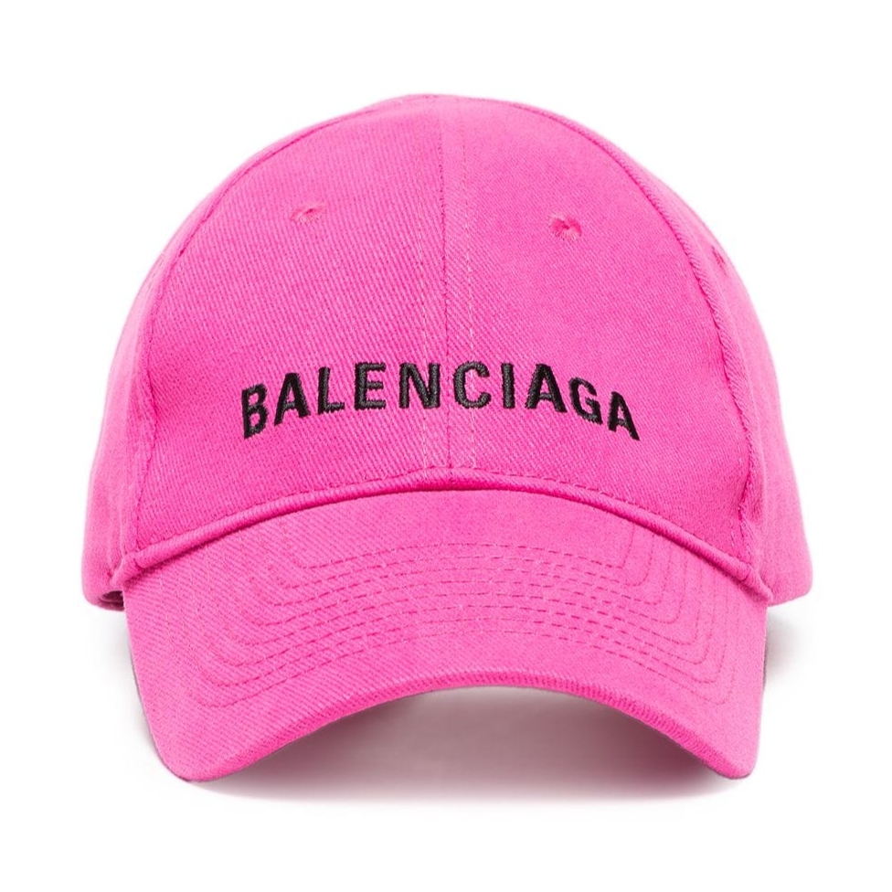 Balenciaga Pink Logo Embroidered Cap | Hype Vault Kuala Lumpur | Asia's Top Trusted High-End Sneakers and Streetwear Store