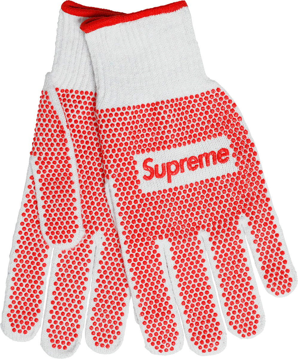 Supreme Grip Work Glove White | Hype Vault Kuala Lumpur | Asia's Top Trusted High-End Sneakers and Streetwear Store