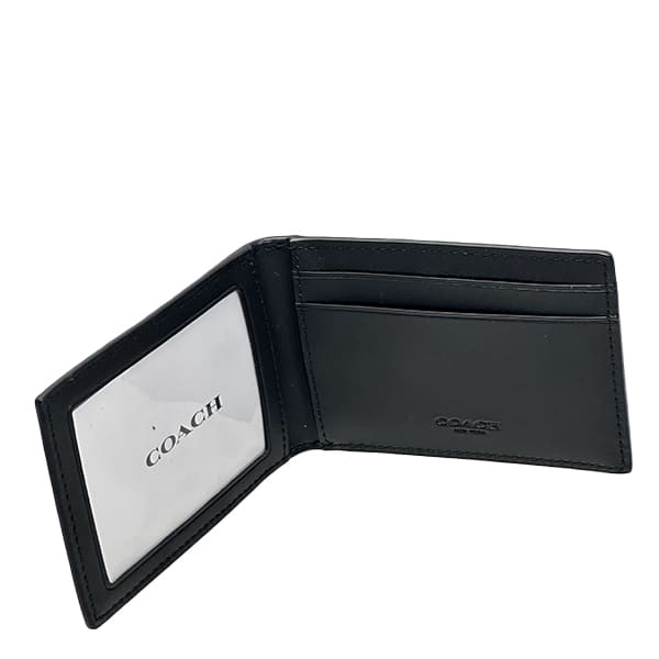 Coach Compact Billfold Wallet Mahogany/Black | Hype Vault