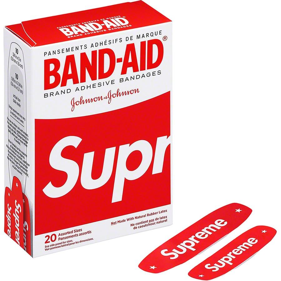 Supreme Band Aid Adhesive Bandages Red (Box of 20)  | Hype Vault Kuala Lumpur | Asia's Top Trusted High-End Sneakers and Streetwear Store