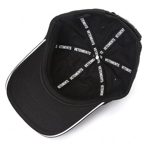 VETEMENTS anarchy キャップ VETEMENTS Black Anarchy Logo Cap Vetements