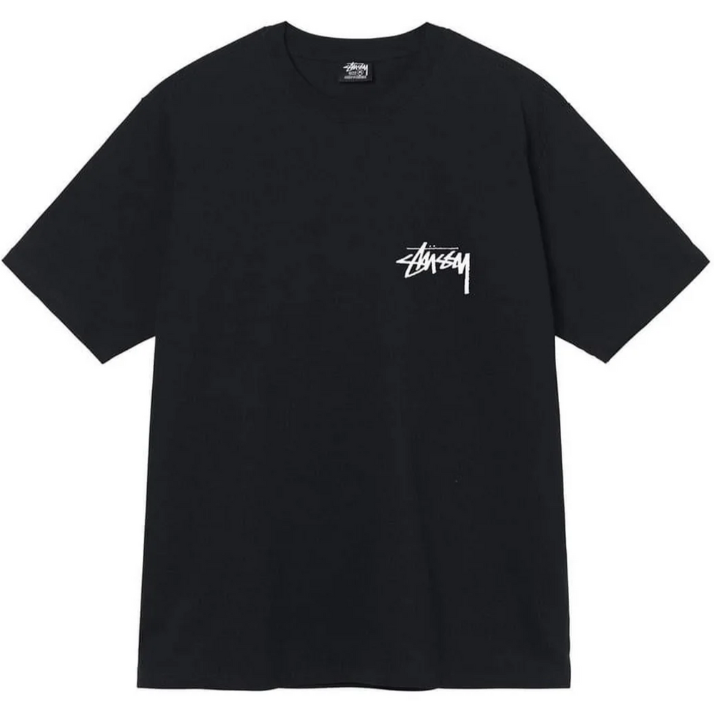 Stussy Fuzzy Dice Tee Black | Hype Vault Kuala Lumpur | Asia's Top Trusted High-End Sneakers and Streetwear Store