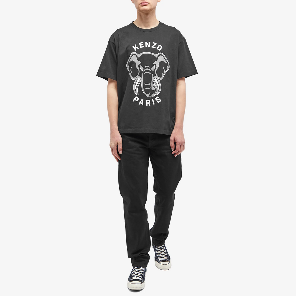 Kenzo Elephant Oversized T-Shirt Black | Hype Vault Kuala Lumpur | Asia's Top Trusted High-End Sneakers and Streetwear Store | Guaranteed 100% authentic