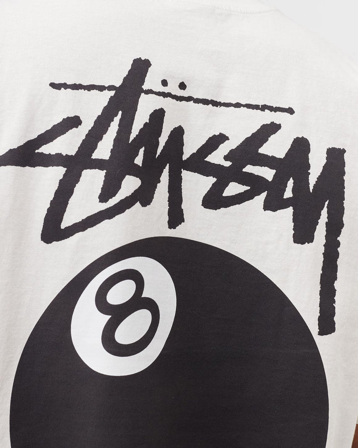 Stussy 8 Ball Pigment Dyed Tee Natural | Hype Vault Kuala Lumpur | Asia's Top Trusted High-End Sneakers and Streetwear Store | Guaranteed 100% authentic