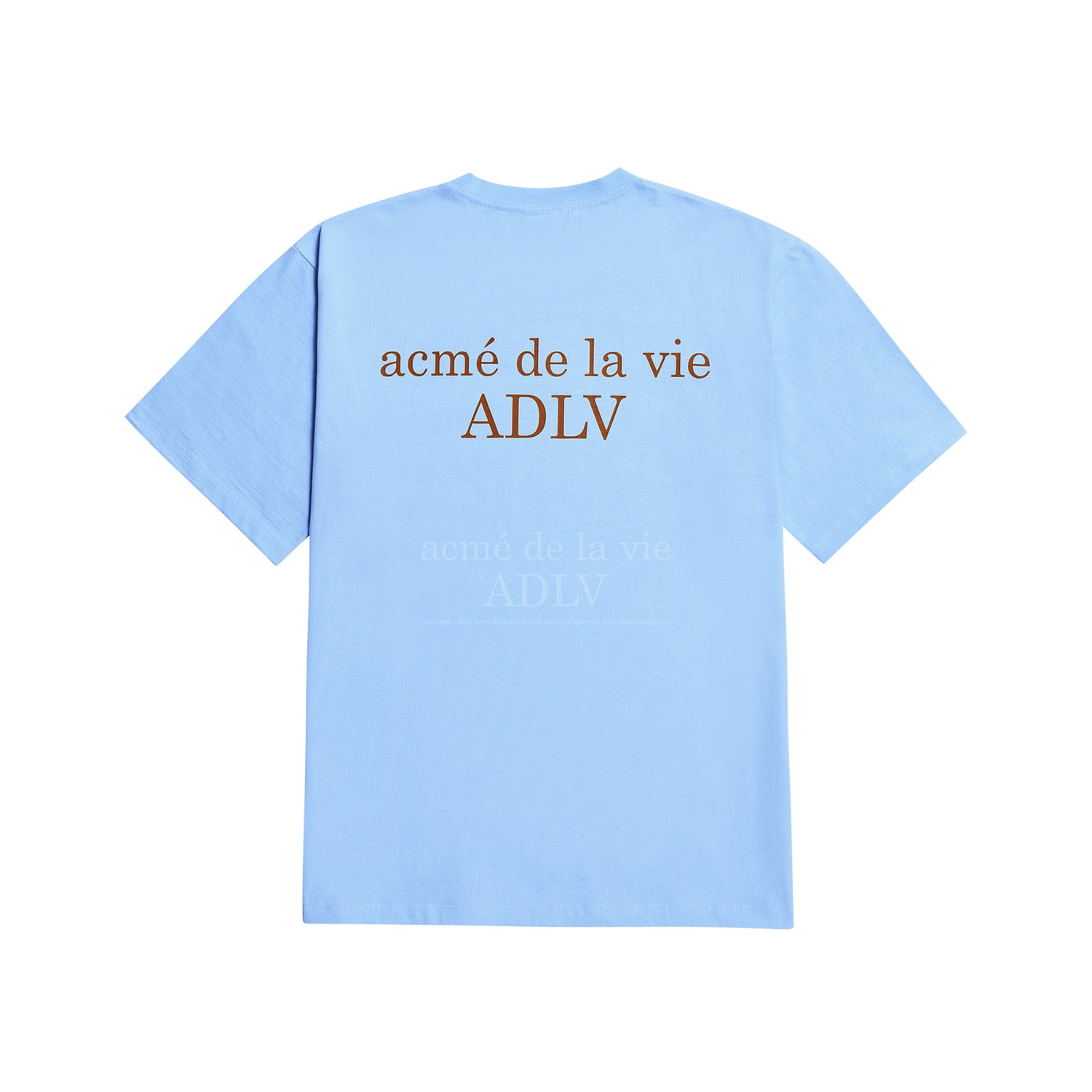 ☆人気☆【acme'delavie】☆GLOSSY BASIC LOGO SHORT SLEEV.E T acmé de la vie (ADLV) Glossy Basic Logo Short Sleeve T-Shirt