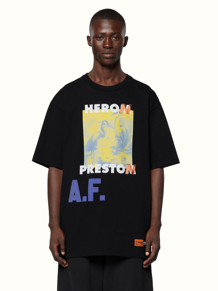 Heron Preston SS Tee OS A.F. Authorized Black | Hype Vault Kuala Lumpur | Asia's Top Trusted High-End Sneakers and Streetwear Store