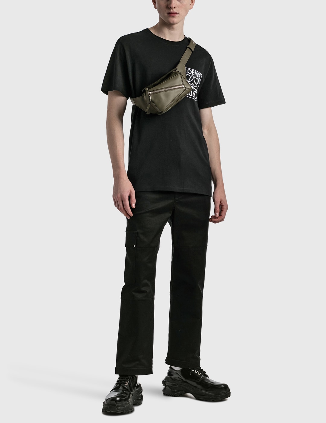 Loewe Anagram Fake Pocket T-Shirt Black (SS22)