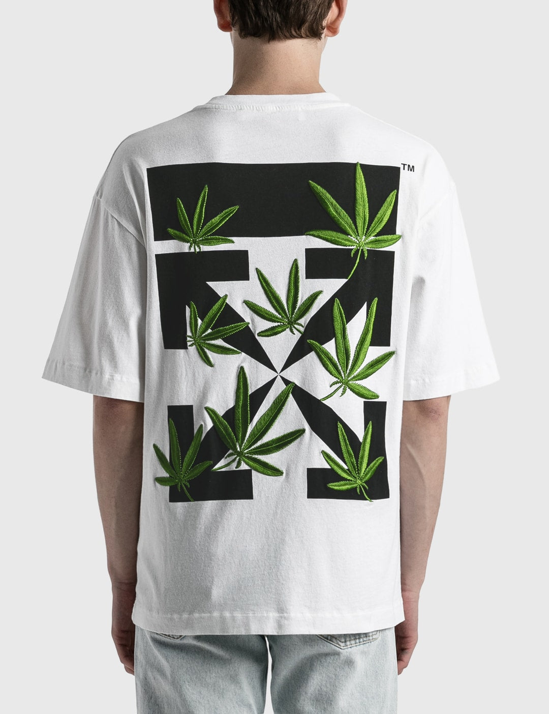 Off-White Weed Arrows Oversized Skate S/S T-Shirt White – Hype Vault