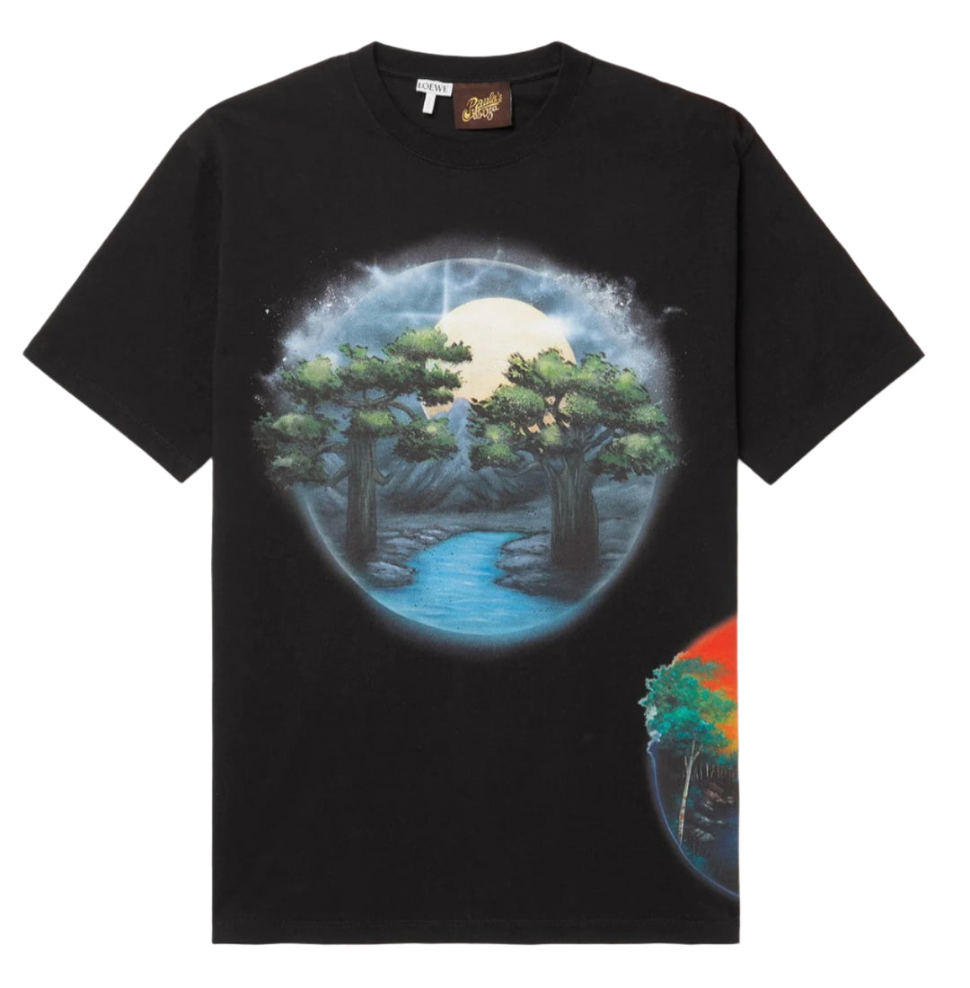 Loewe Paula’s Ibiza Airbrush Print T-Shirt ‘Black’ | Hype Vault