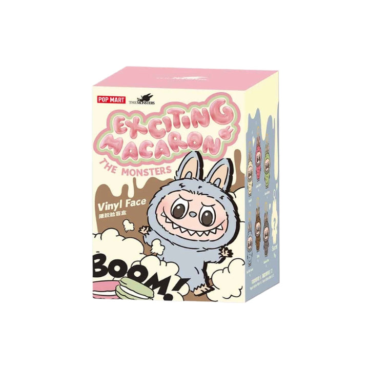 Pop Mart Labubu The Monsters Exciting Macarons Vinyl Face Sealed Case (V1)