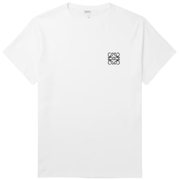 Loewe Logo Embroidered T-Shirt White | Hype Vault Kuala Lumpur | Asia's Top Trusted High-End Sneakers and Streetwear Store