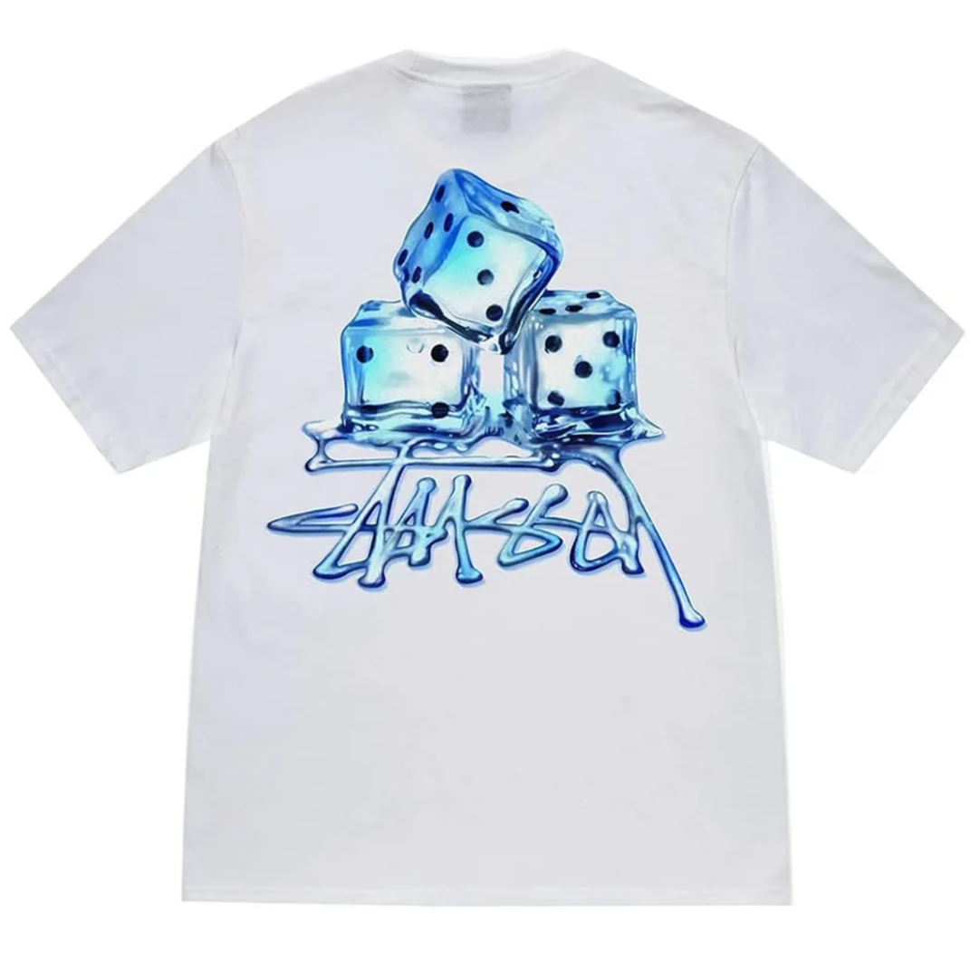 Stussy Melted Tee White | Hype Vault Kuala Lumpur | Asia's Top Trusted High-End Sneakers and Streetwear Store