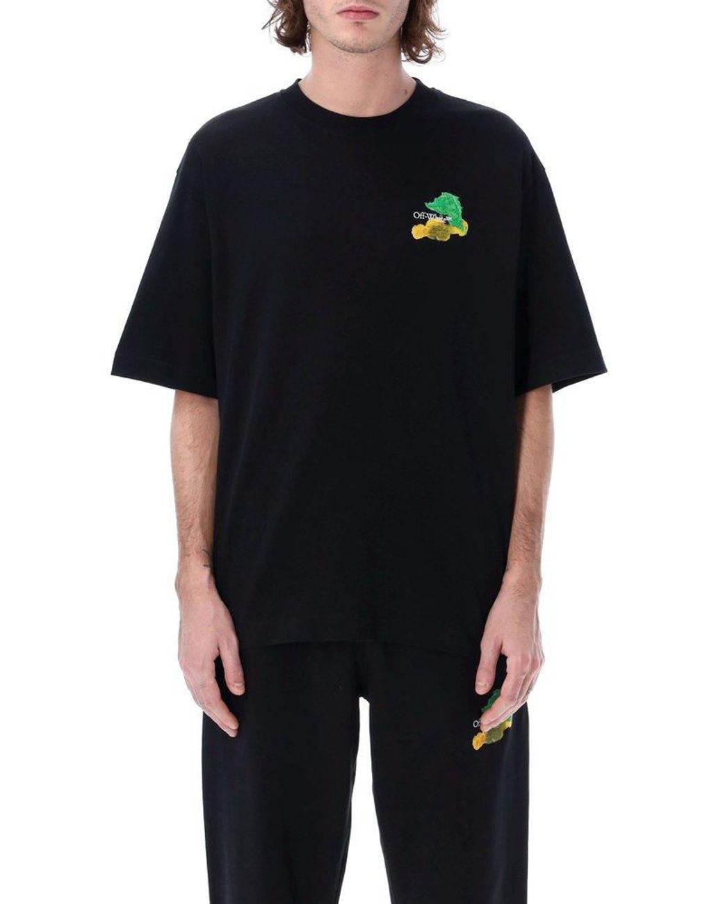 Off-White Brush Arr Over Skate S/S T-Shirt Black | Hype Vault Kuala Lumpur | Asia's Top Trusted High-End Sneakers and Streetwear Store