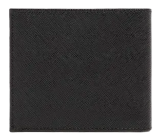 Prada Triangle Logo Bifold Wallet Black | Hype Vault Kuala Lumpur