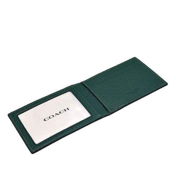 Coach Compact Billfold Wallet Dark Pine | Hype Vault