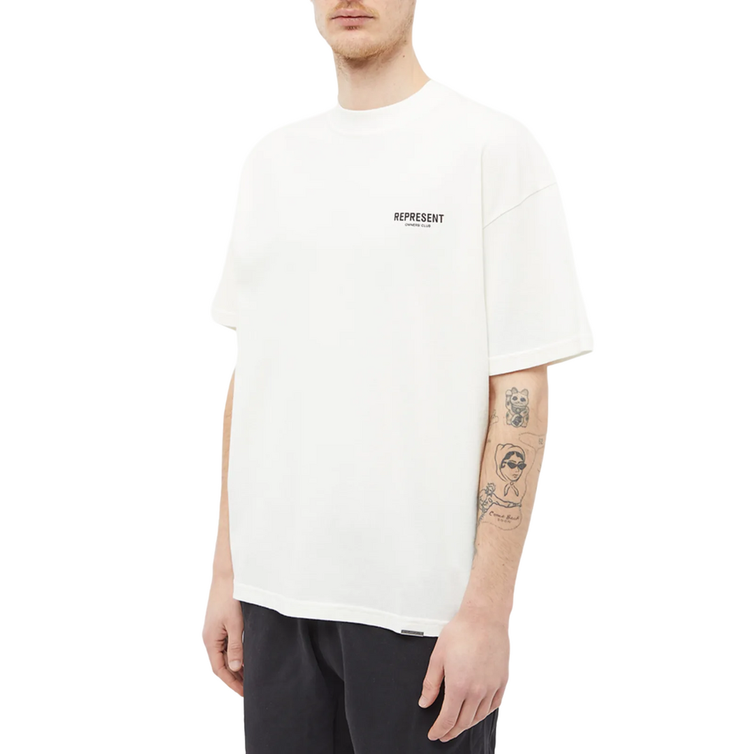 Represent Owners Club T-Shirt Flat White | Hype Vault