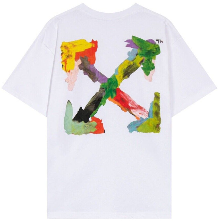 Off-White Brush Arr Over Skate S/S T-Shirt White | Hype Vault Kuala Lumpur | Asia's Top Trusted High-End Sneakers and Streetwear Store