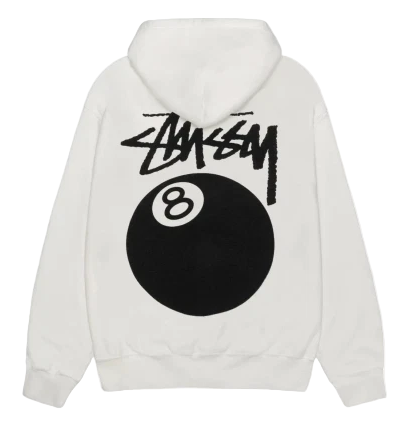 Stussy 8 Ball Pigment Dyed Zip Hoodie ‘Natural’ (FW24)
