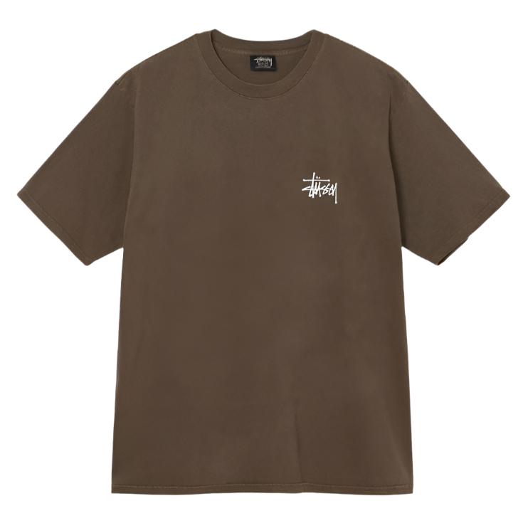 Stussy Basic Pigment Dyed Tee Coffee | Hype Vault