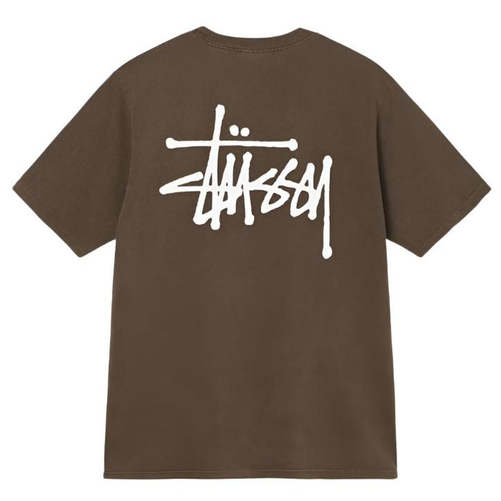 Stussy Basic Pigment Dyed Tee Coffee | Hype Vault