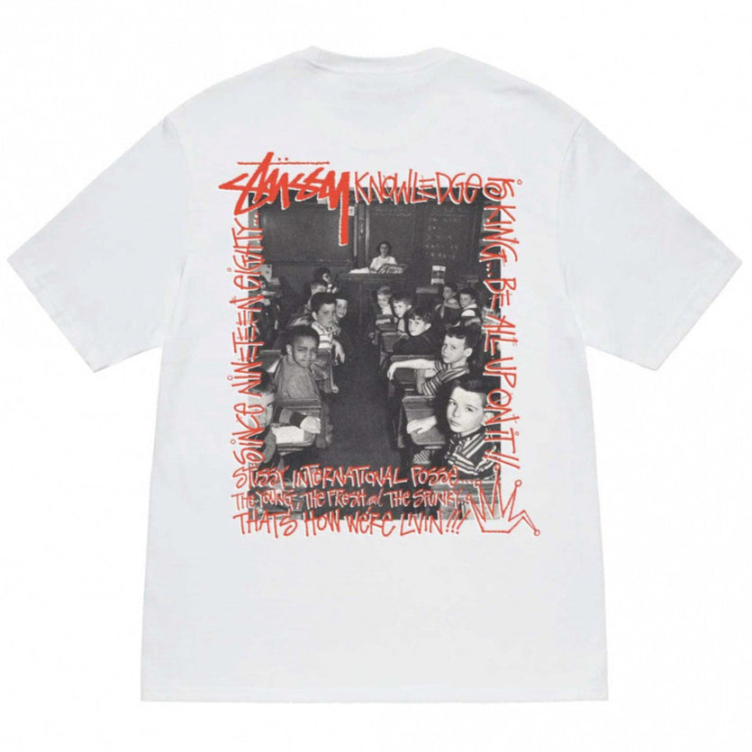 Stussy Classroom Tee White | Hype Vault Kuala Lumpur