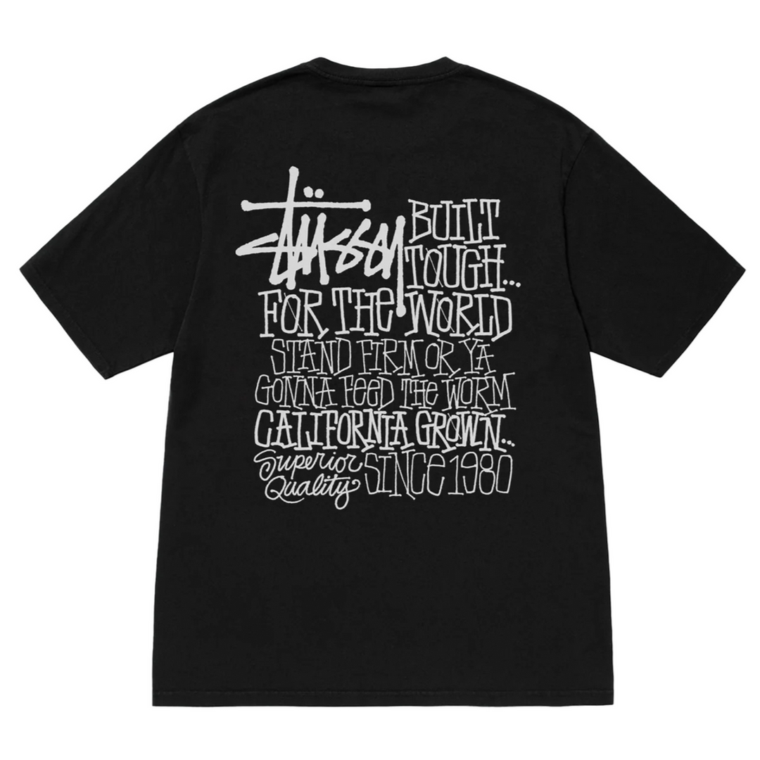 Stussy California Grown Pigment Dyed Tee ‘Black’ | Hype Vault