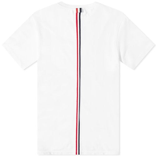 Thom Browne Centre-Back Stripe Piqué T-Shirt White | Hype Vault Kuala Lumpur