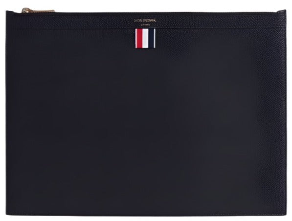 Thom Browne Logo-Stamp Leather Document Holder | Hype Vault Kuala Lumpur