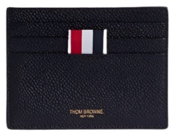 Thom Browne Card Holder With Note Compartment In Black Pebble Grain | Hype Vault Kuala Lumpur