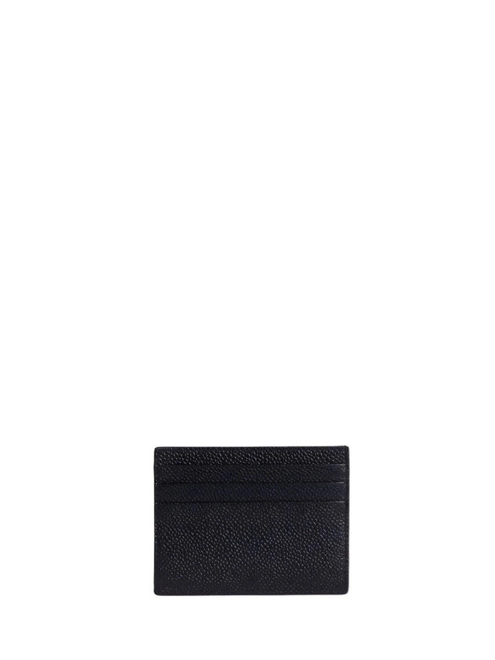 Thom Browne Card Holder With Note Compartment In Black Pebble Grain | Hype Vault Kuala Lumpur