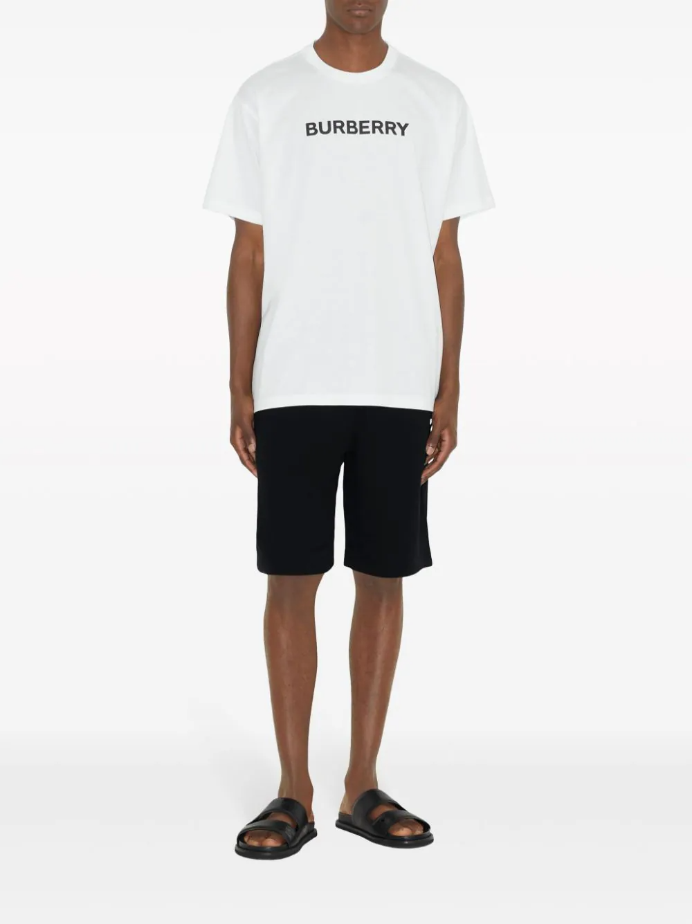 Burberry Logo Cotton Tee White Hype Vault