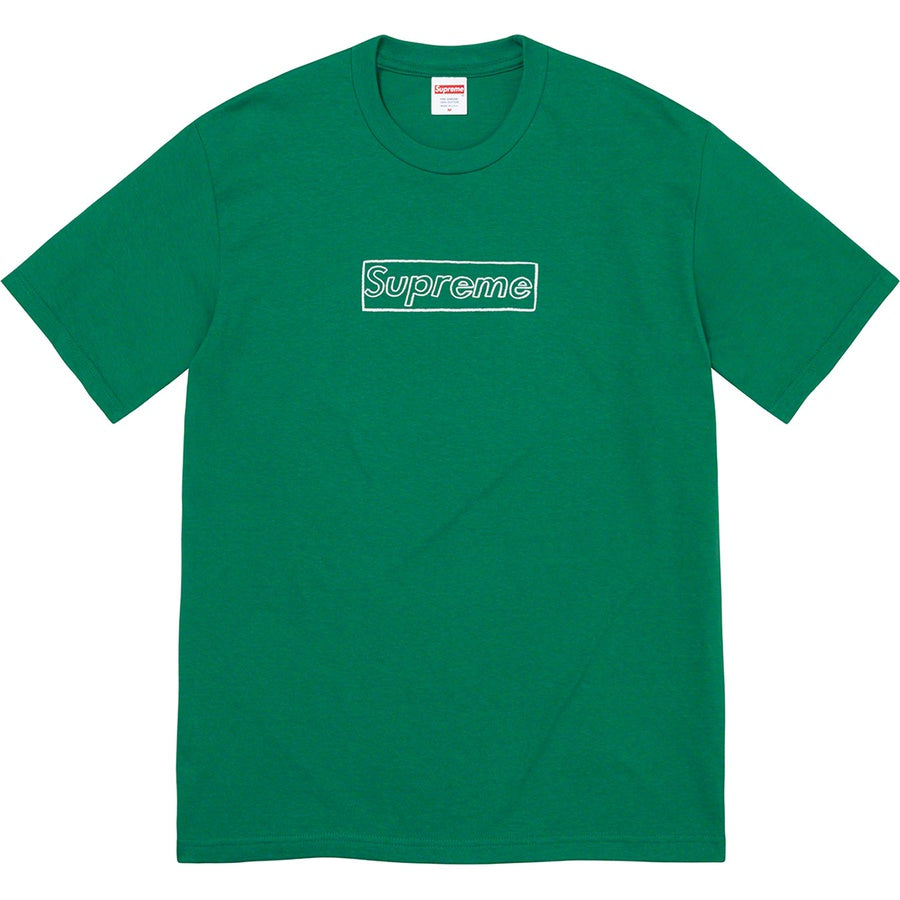Supreme x KAWS Chalk Logo Tee Light Pine | Hype Vault Kuala Lumpur | Asia's Top Trusted High-End Sneakers and Streetwear Store | Authenticity Guaranteed