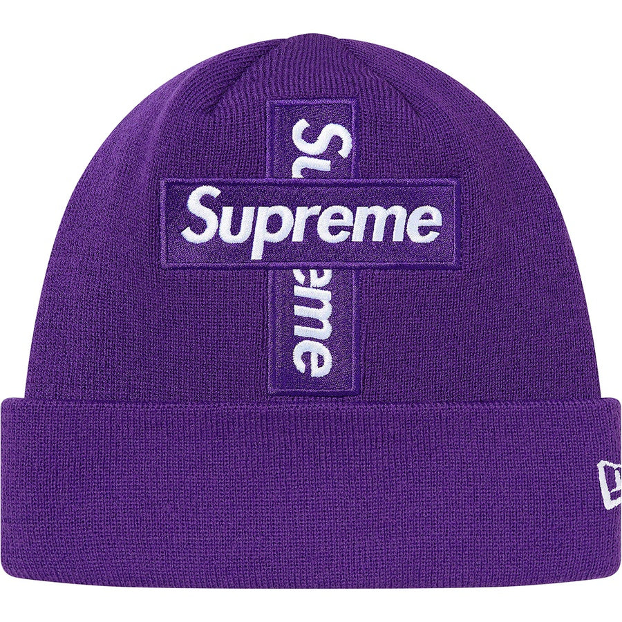 Supreme New Era Cross Box Logo Beanie Purple FW20 | Hype Vault Malaysia | Top Streetwear Store | Authenticity guaranteed