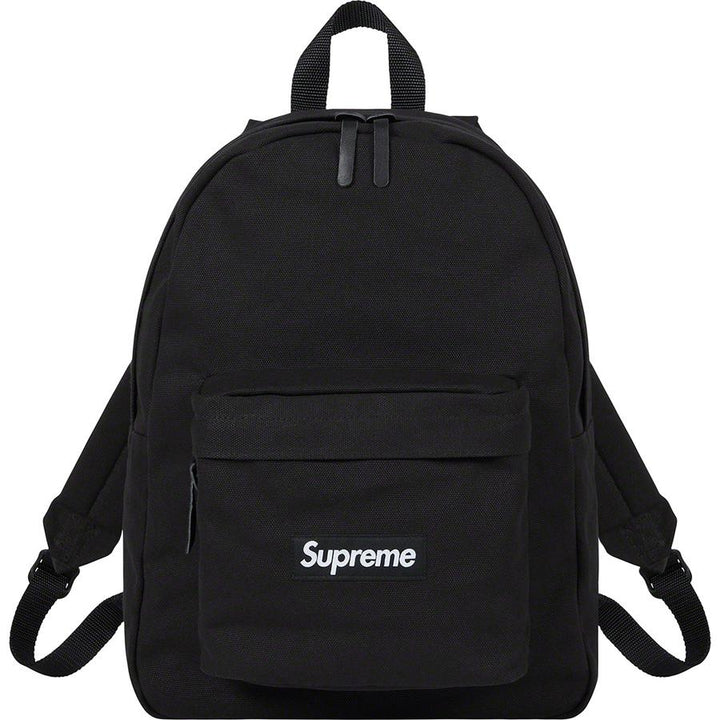 Supreme Canvas Backpack Black (FW20) | Hype Vault Malaysia