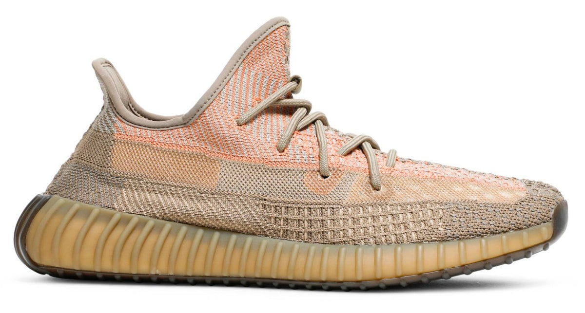 yeezy sand taupe reflective laces
