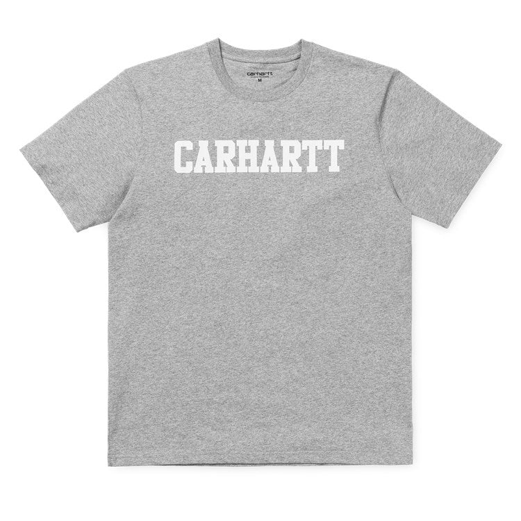 Carhartt WIP S/S College T-Shirt Grey Heather