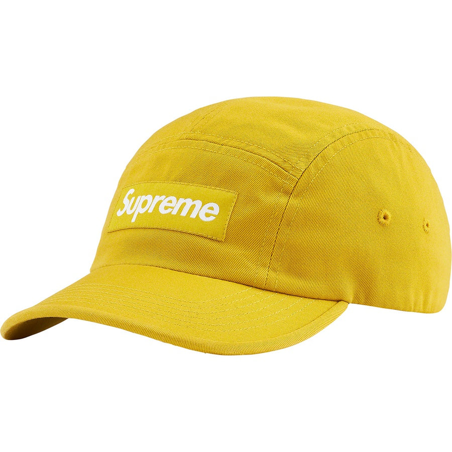 Supreme Washed Chino Twill Camp Cap Sulfur (FW21) | Hype Vault Kuala Lumpur | Asia's Top Trusted High-End Sneakers and Streetwear Store | Authenticity Guaranteed