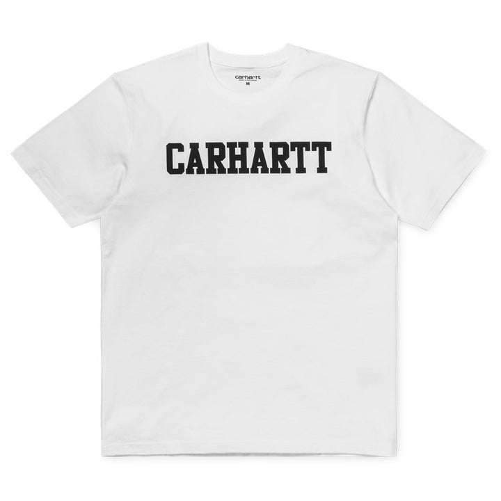 Carhartt WIP S/S College T-Shirt White (Size L)