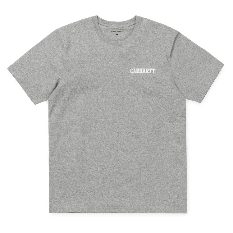 Carhartt S/S College Script T-Shirt Grey Heather (Size S)
