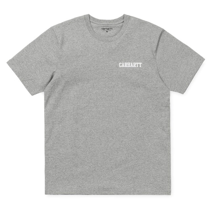 Carhartt S/S College Script T-Shirt Grey Heather (Size S)