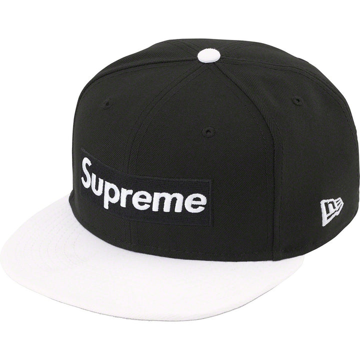 Supreme x New Era 2-Tone Spring Training Box Logo Black (Size 7 1/8)