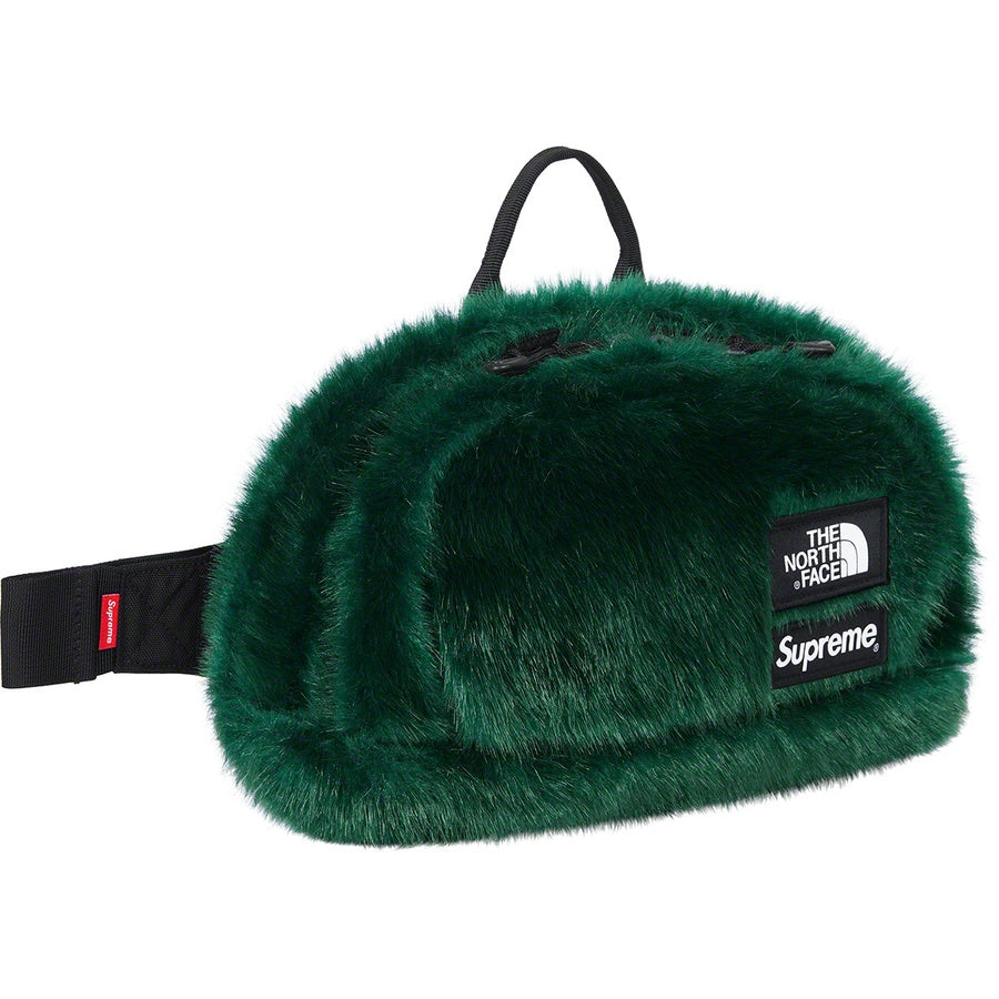 Supreme x The North Face (TNF) Faux Fur Waist Bag Green FW20 | Hype Vault | Malaysia's Leading Streetwear Store | Authentic without a doubt