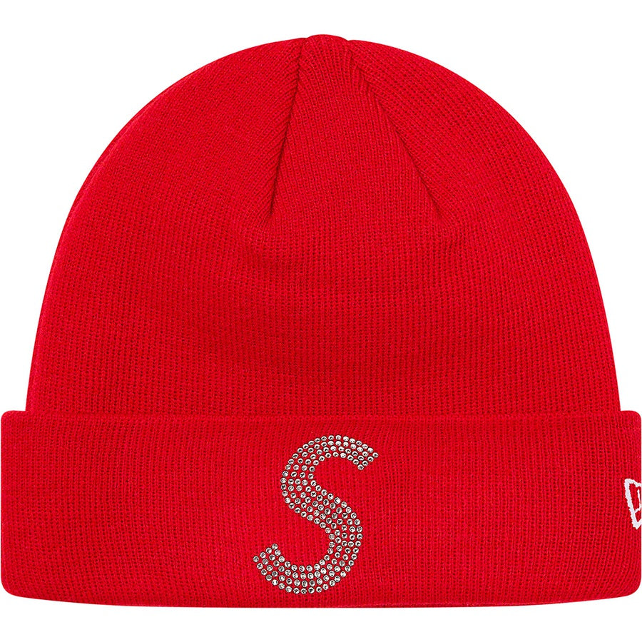 Supreme x New Era x Swarovski S Logo Beanie Red Hype Vault Kuala Lumpur | Asia's Top Trusted High-End Sneakers and Streetwear Store | Authenticity Guaranteed