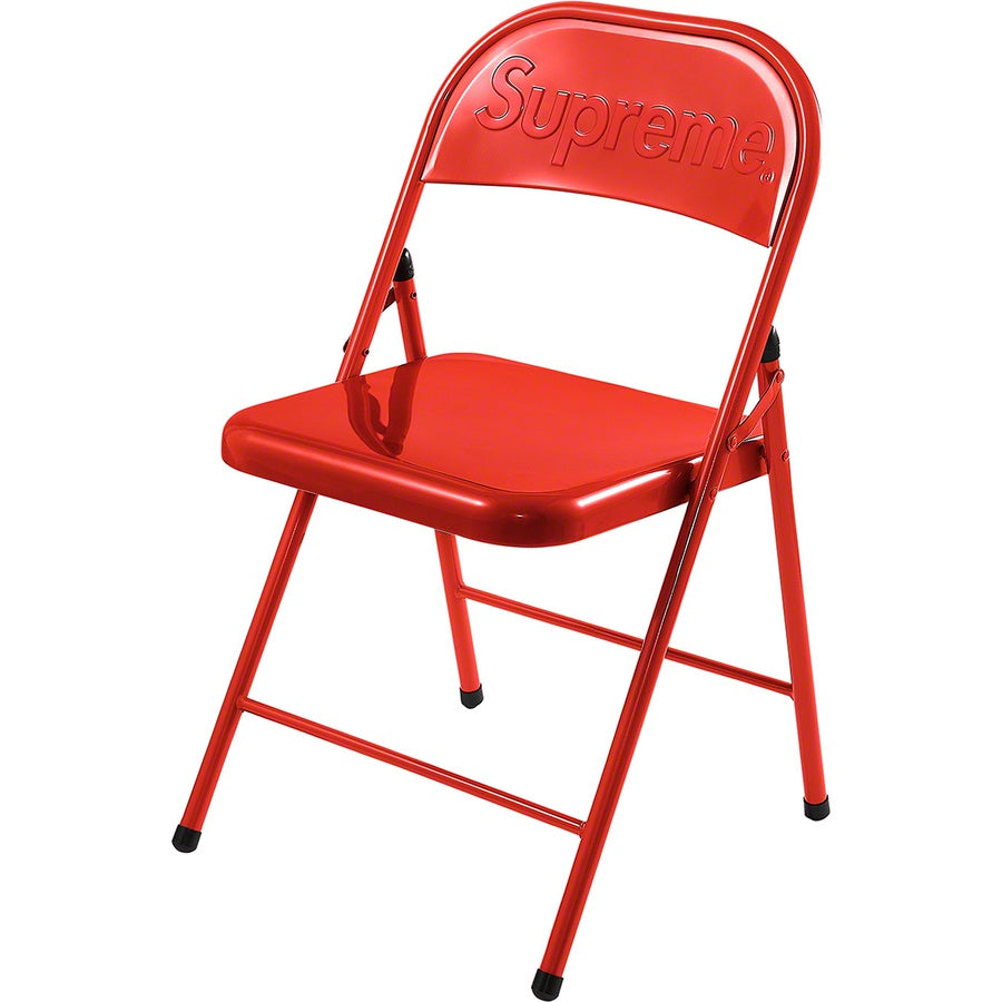 Supreme Metal Folding Chair Red | Hype Vault Malaysia