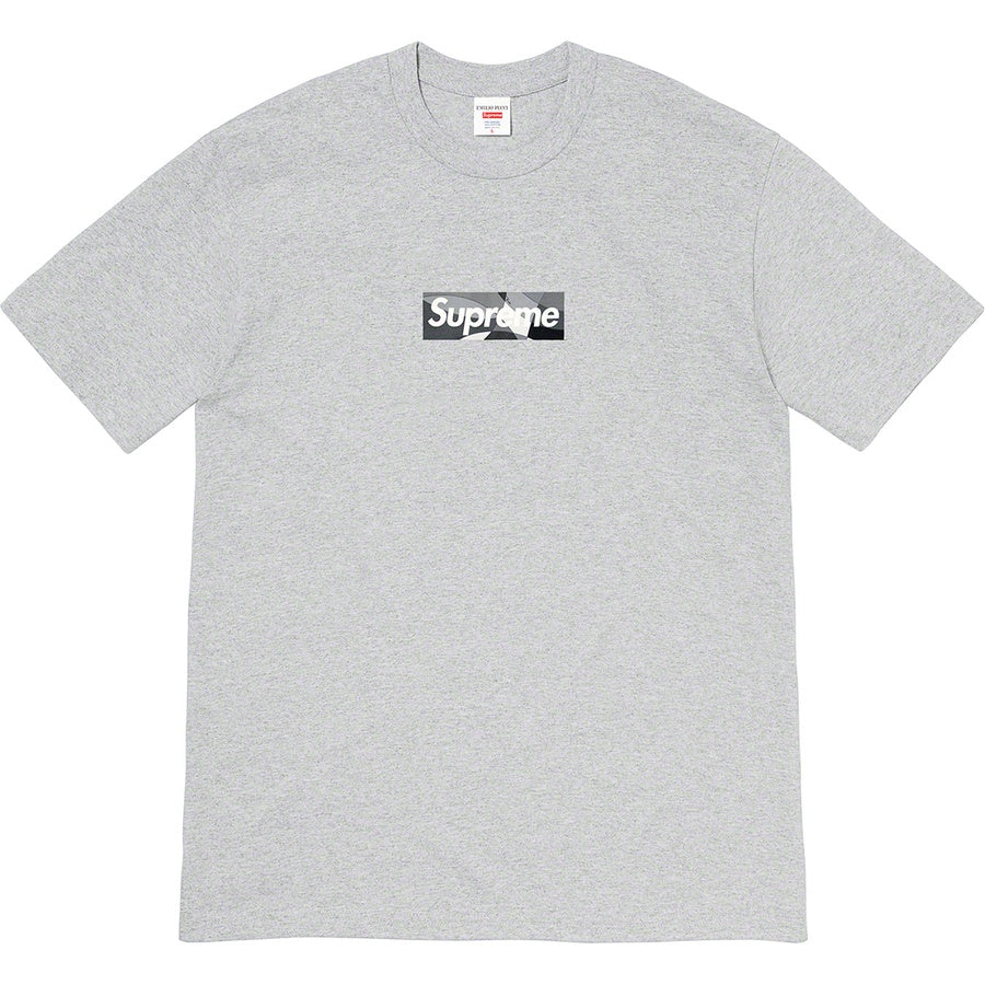 Supreme Emilio Pucci® Box Logo Tee Heather Grey/Black  | Hype Vault Kuala Lumpur | Asia's Top Trusted High-End Sneakers and Streetwear Store | Authenticity Guaranteed