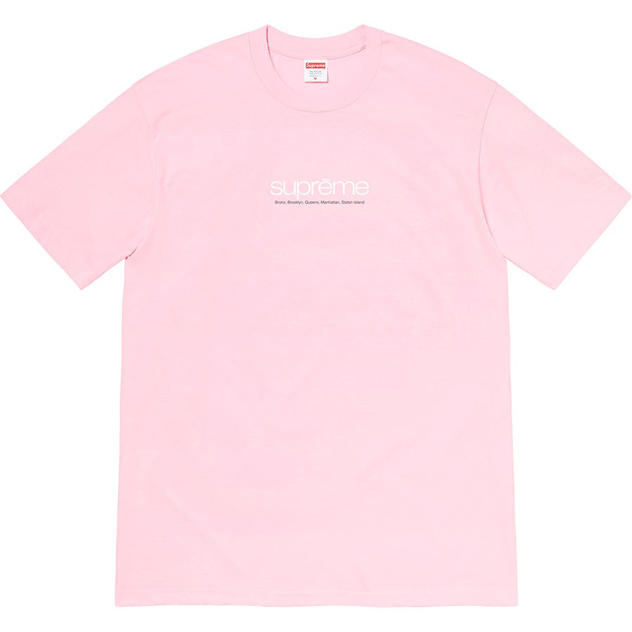 Five Boroughs Tee Light Pink | Hype Vault Kuala Lumpur | Asia's Top Trusted High-End Sneakers and Streetwear Store | Authenticity Guaranteed