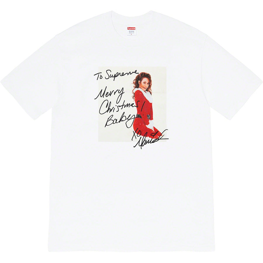Supreme Mariah Carey Tee White FW20 | Hype Vault | Malaysia's leading streetwear store | Authentic without a doubt